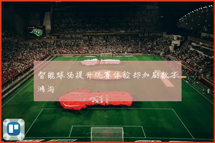 智能球场提升观赛体验却加剧数字鸿沟